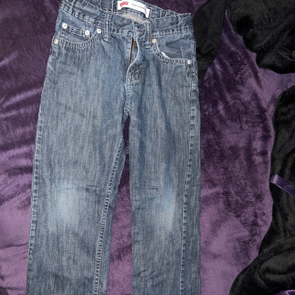 Levi 514 Straight Jeans Boys Size 8 Regular